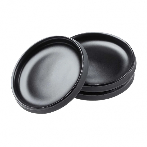 Set tanierikov Eclipse 11,5cm, 3ks, čierny