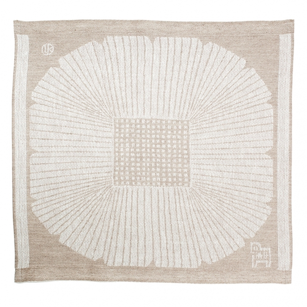 Ľanový obrus Anemone 35x35, biely