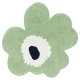 Unikko bath mat 73x74, green-white