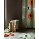 Unikko bath mat 73x74, green-white