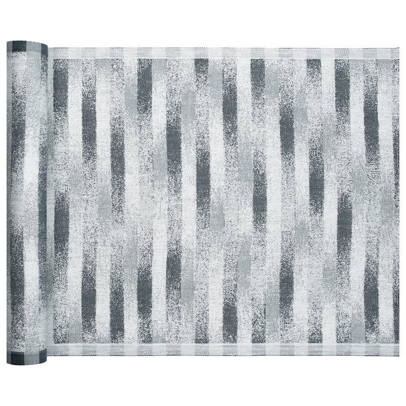 Sauna mat Hohto 46x150, white-gray