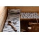 Sauna mat Hohto 46x150, white-gray