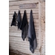 Towel Terva, black-gray