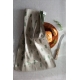 Linen towel Poro 46x70, linen-green