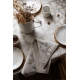 Linen dishcloth / napkin Talven Tuoksut 46x46, linen-white