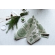 Linen dishcloth / napkin Talven Tuoksut 46x46, linen-green