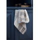 Linen tea towel Toffee 48x70, gray-graphite