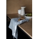 Linen tea towel Toffee 48x70, gray-graphite
