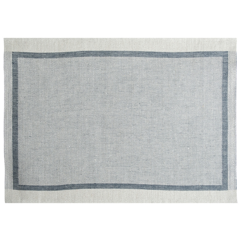 Linen placemat Laina 46x32, linen-dark gray
