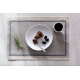 Linen placemat Laina 46x32, linen-dark gray