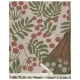 Merino blanket Pihapuu 135x180, beige-cinnamon-olive