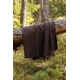 Merino blanket Koli 135x170, black-brown