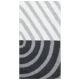 Merino blanket Metsälampi 130x200, white-gray-black
