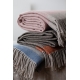 Wool blanket Rauha 130x180, gray-blue