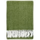 Wool blanket Arvo 130x180, olive green / Finnsheep