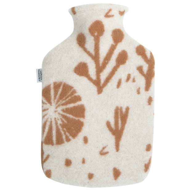 Metsikkö hot water bottle, orange-white