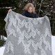 Wool blanket Kuusi 130x200, light gray