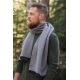Merino scarf Hanki, grey