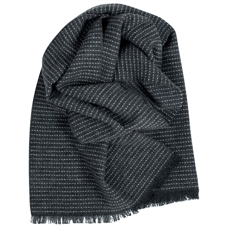 Merino scarf Hile, gray