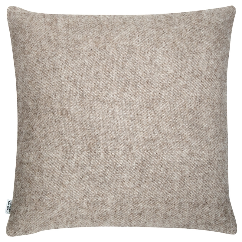 Wool pillowcase Arvo 45x45, beige / Finnsheep