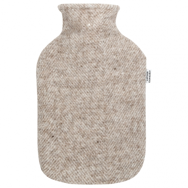 Arvo hot water bottle, beige / Finnsheep
