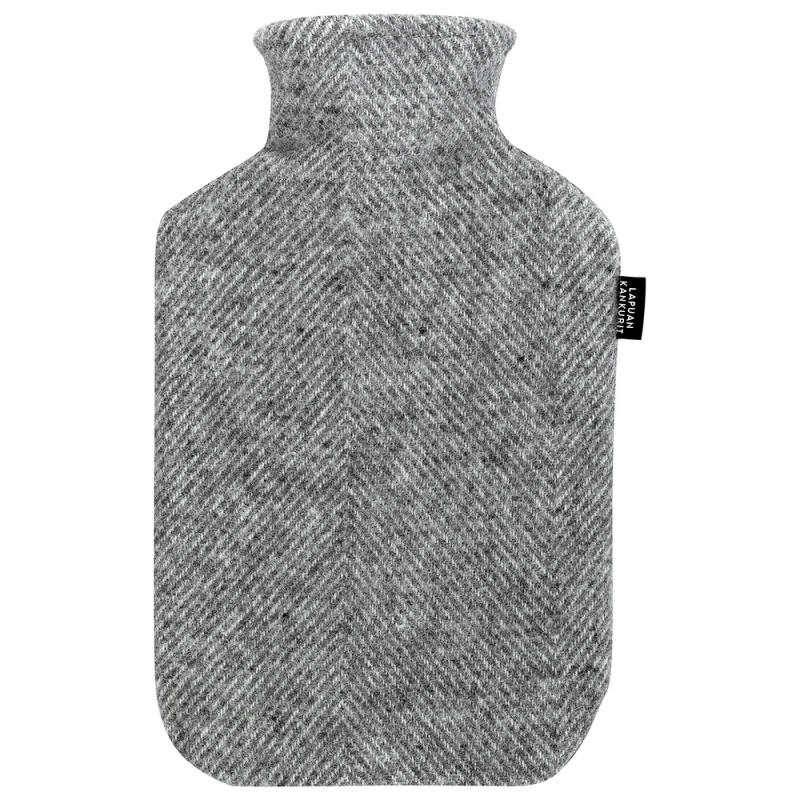 Arvo hot water bottle, gray / Finnsheep