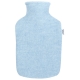 Arvo hot water bottle, naturally dyed blue / Finnsheep