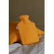 Arvo hot water bottle, naturally dyed orange / Finnsheep