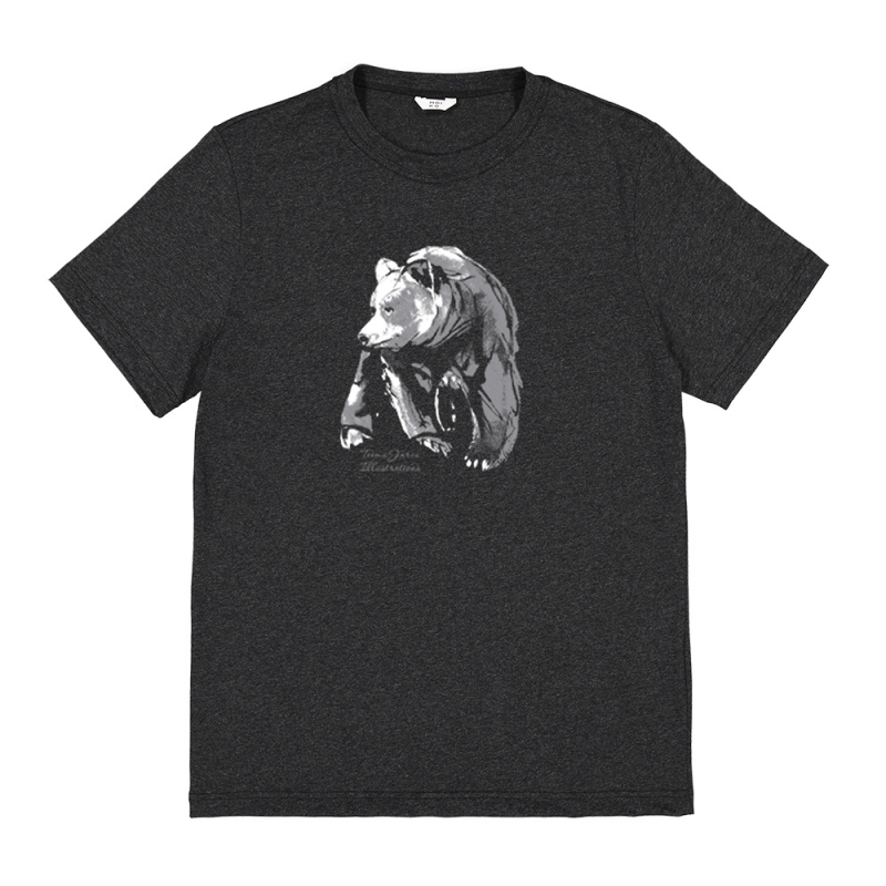 Lempeä t-shirt, dark grey