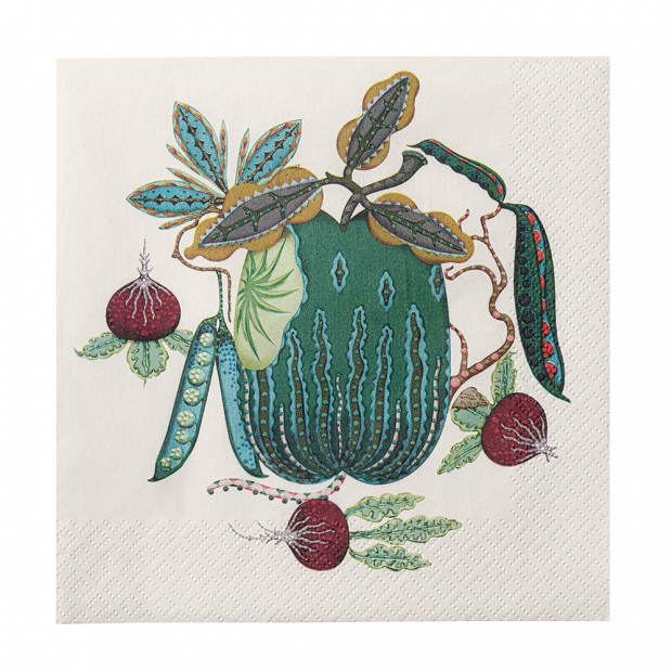 Servítky Taika Sato 33x33cm, 20ks / zelené