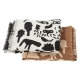 Blanket Oiva Toikka Cheetah 180x130cm, black-white