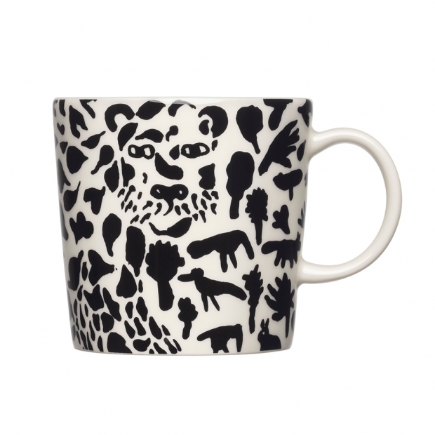 Hrnek Oiva Toikka Cheetah 0,3l, černý