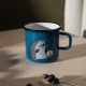 Mug Groke 0.55l, enamel / blue