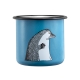 Mug Groke 0.55l, enamel / blue