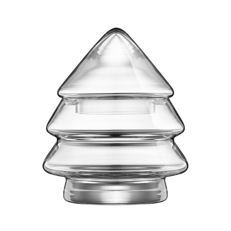 Glass jar tree 12cm