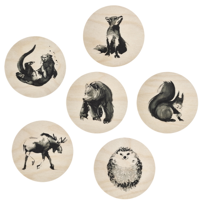 Teemu Järvi coaster set 6 pcs