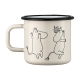 Moomin 80th Anniversary Mug 0.37l, enamel / beige