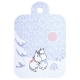 Tray Moomin Let it snow 27x20cm