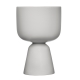 Nappula flower pot, low / gray