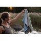 Terva towel, blue rain