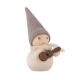 Leprechaun guitarist 9cm, white