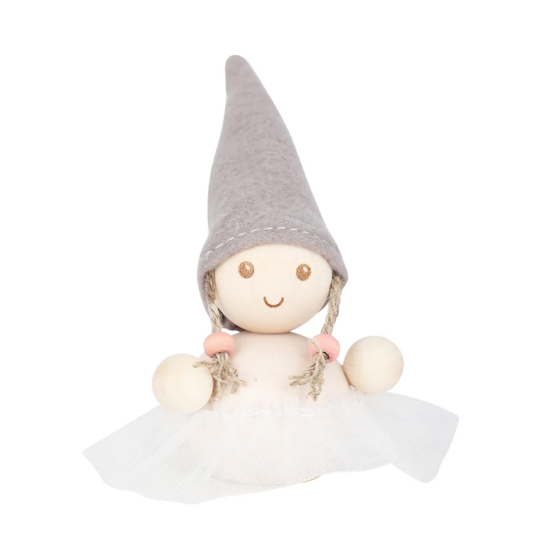 Ballerina elf 9cm, white