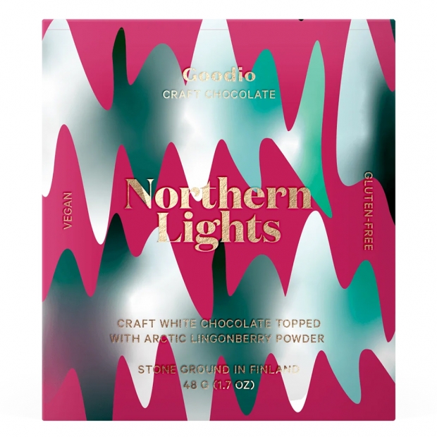 Bio biela čokoláda Northern Lights / bean-to-bar