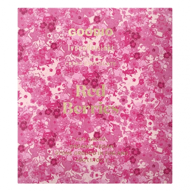 Organic chocolate Red Berries 49% / bean-to-bar