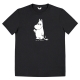 Moomin Hello there T-shirt, black and white