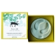 Natural soap with moose footprint 85g, blueberry spruce