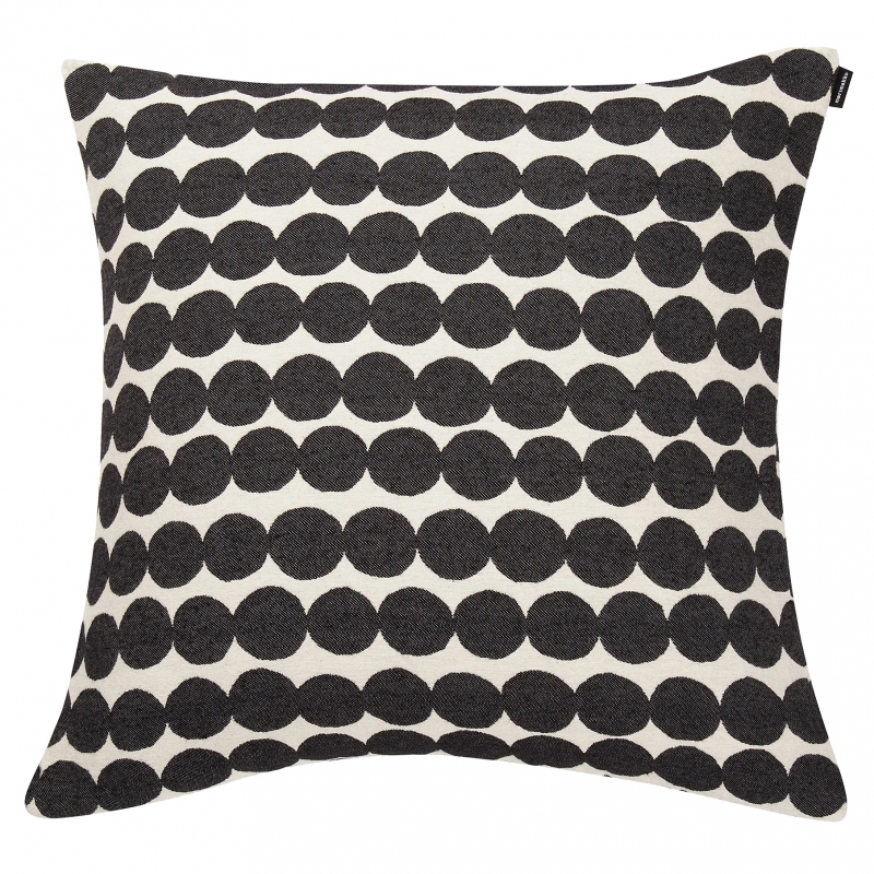 Räsymatto cushion cover 50x50, black-white