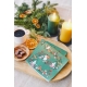 Moomin Misteli napkins 33x33cm, 20pcs / green