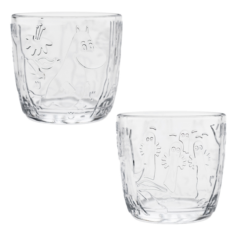 Pohár Moomin 0,28l, 2ks / čirý