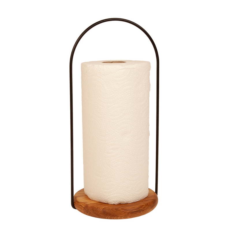 Paper towel holder, gray concrete